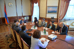 A Working Meeting with the President of the Republic Took Place