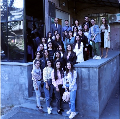 A group of students from Yerevan State University Ijevan Branch were hosted in the CPC.